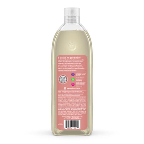 Method Vanilla & Raspberry Scent Gel Hand Wash 34 oz, Pack of 4