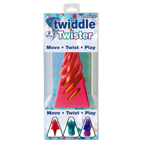 Zorbitz Twiddle Twister Toy Assorted 2 pc, Pack of 12