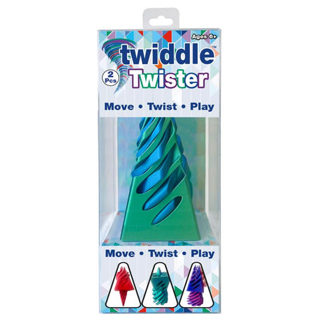 Zorbitz Twiddle Twister Toy Assorted 2 pc, Pack of 12
