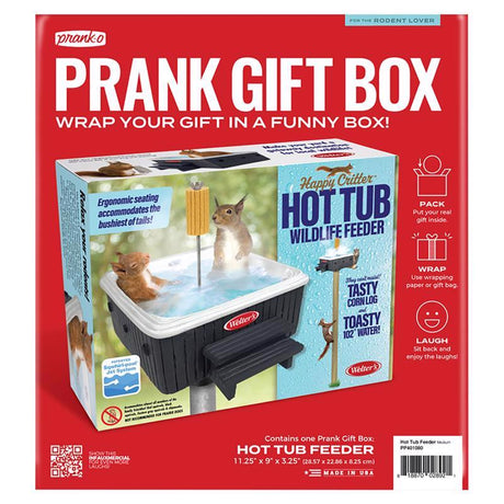 Prank-O Squirrel Hot Tub Prank Gift Box Paper 1 pk