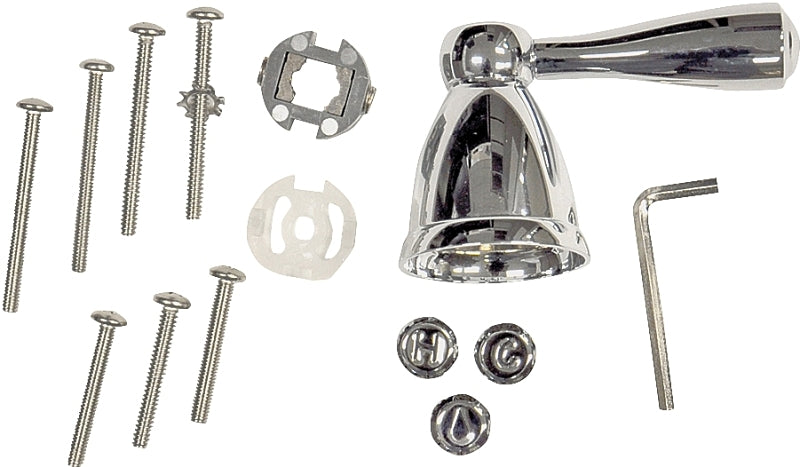Danco 10423 Faucet Handle, Decorative, Lever, Specifications: 1.73 in OD, Zinc, Chrome Plated