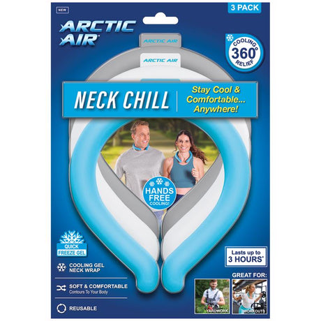 Arctic Air Assorted Arctic Tie Cooling Neck Wrap 3 pk