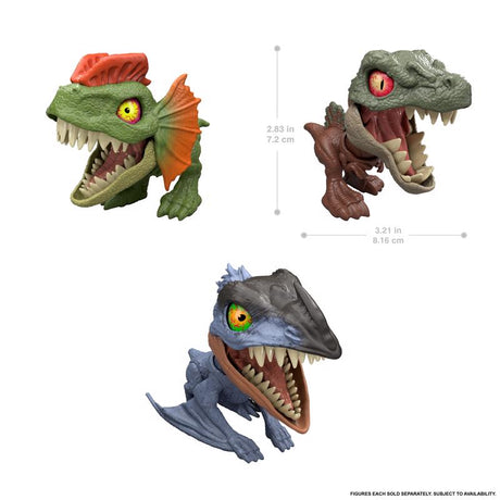 Jurassic World Mighty Little Biters Dino Action Figures Assorted