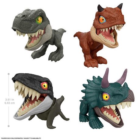 Jurassic World Mighty Little Biters Dino Action Figures Assorted
