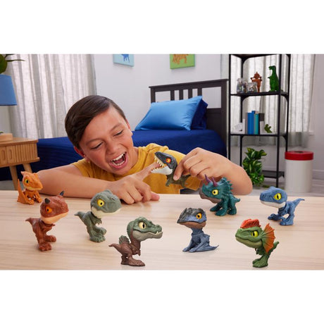 Jurassic World Mighty Little Biters Dino Action Figures Assorted
