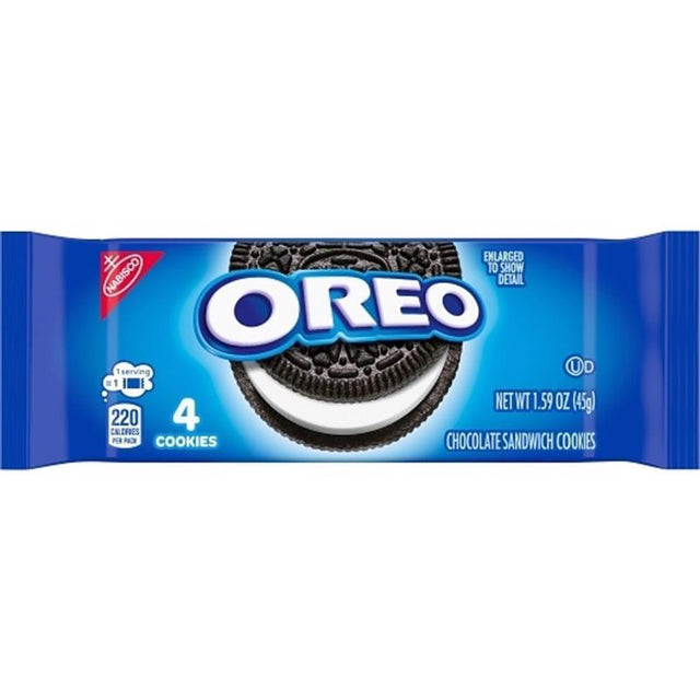 Oreo Chocolate Cookies 1.59 oz Packet, Pack of 10