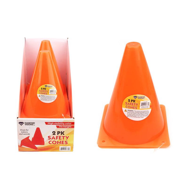 Diamond Visions Cones Toy Orange 2 pc, Pack of 24