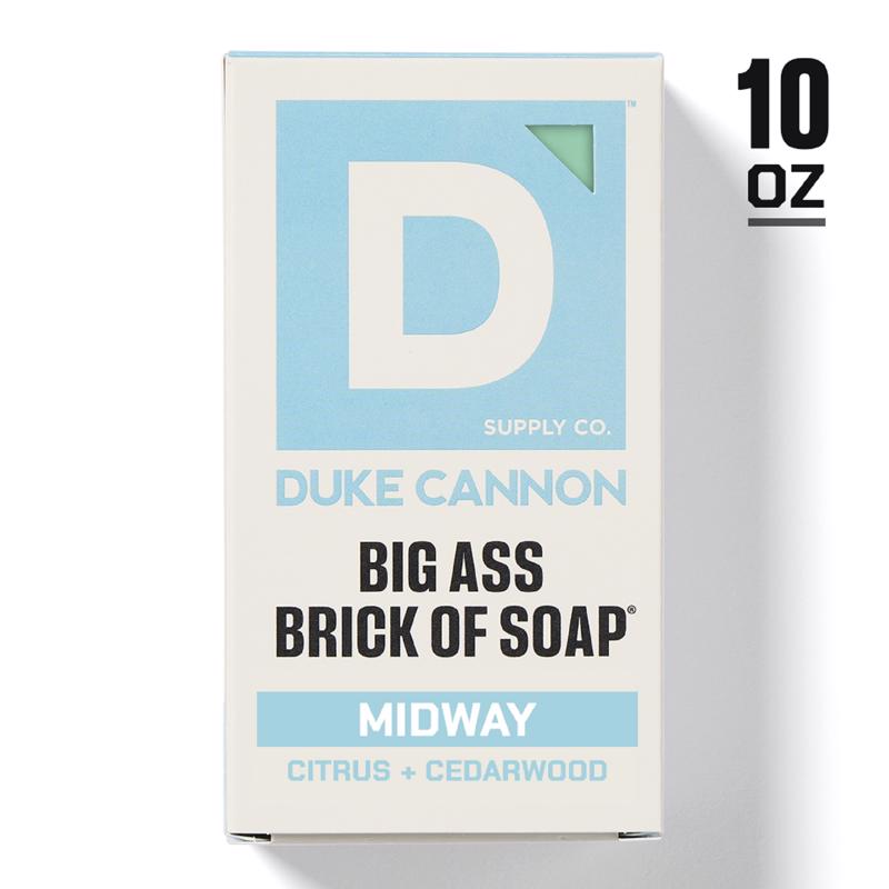 Duke Cannon Midway Citrus + Cedarwood Scent Bar Soap 10 oz 1 pk