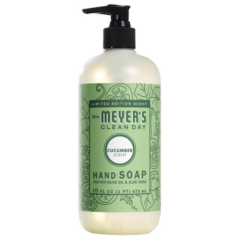Mrs. Meyer's Clean Day Cucumber Scent Liquid Hand Soap 16 fl. oz., Pack of 12