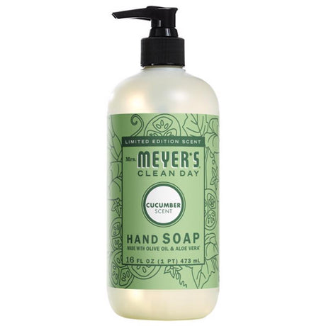 Mrs. Meyer's Clean Day Cucumber Scent Liquid Hand Soap 16 fl. oz., Pack of 12
