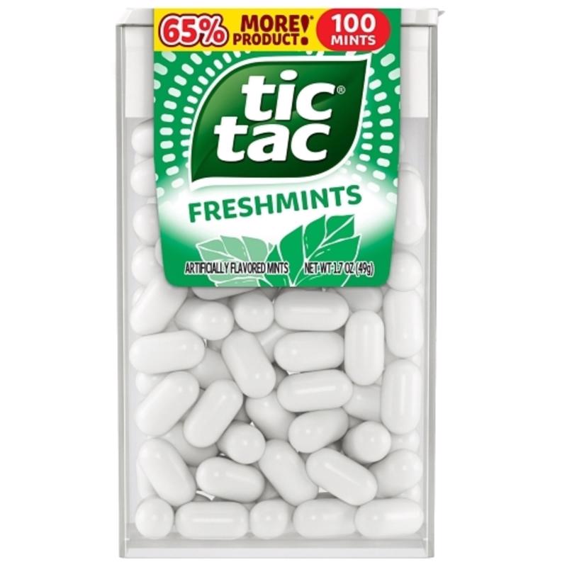 Tic Tac Fresh Mints 1.7 oz, Pack of 12