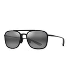 Maui Jim Keokea Unisex Black Frame Neutral Grey Lens Polarized Sunglasses