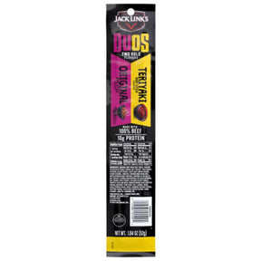 Jack Link's Duo's Original/Teriyaki Beef Stick 1.84 oz Packet, Pack of 10