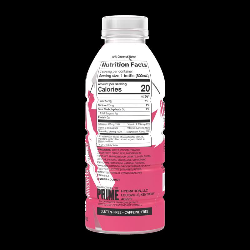 Prime Hydration Cherry Citrus Beverage 16.9 oz 1 pk, Pack of 12