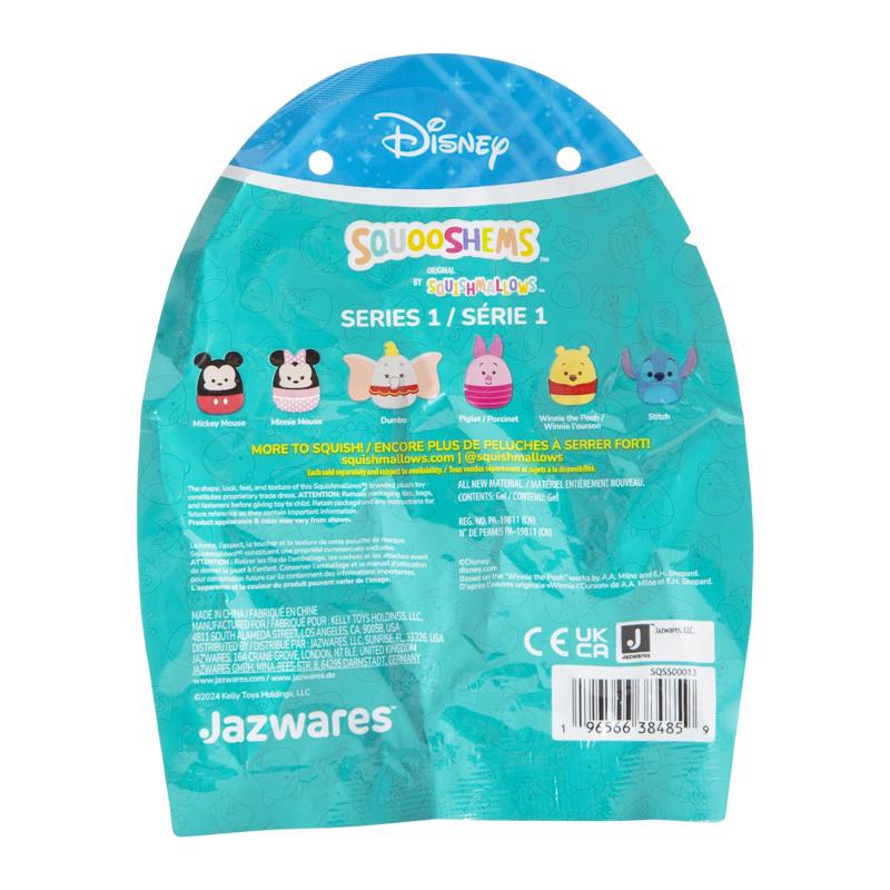 Squishmallows Squooshems Disney Squishy Figures Assorted, Pack of 28