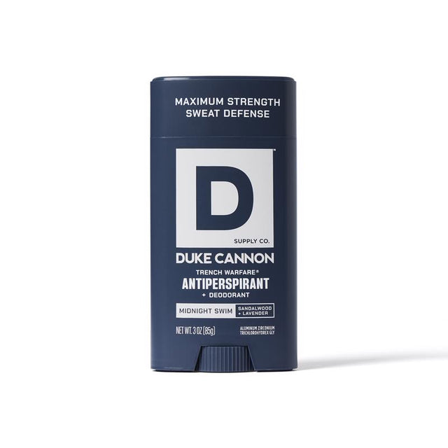 Duke Cannon Trench Warfare Blue Antiperspirants/Deodorants 3 oz 1 pk