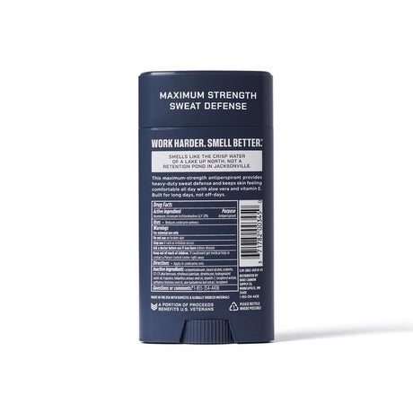 Duke Cannon Trench Warfare Blue Antiperspirants/Deodorants 3 oz 1 pk