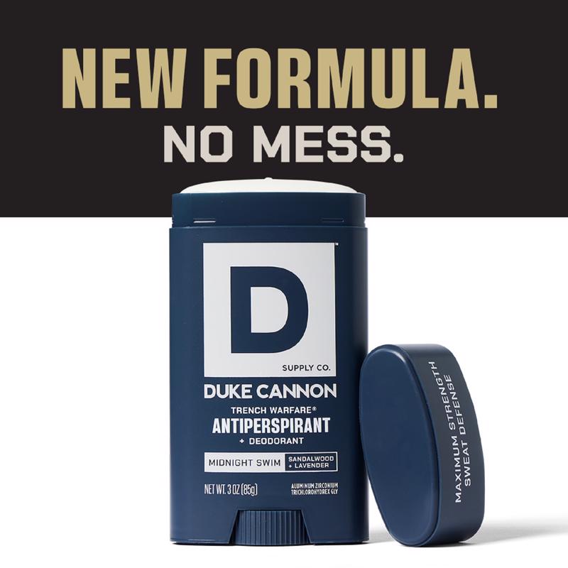 Duke Cannon Trench Warfare Blue Antiperspirants/Deodorants 3 oz 1 pk
