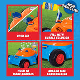 Hot Wheels Bubble N Go Mower Blue/Orange