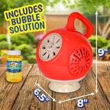 Maxx Bubbles 2-in-1 Bubble & Foam Machine Red