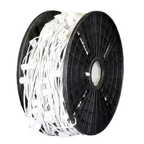 Holiday Bright Lights C9 Socket Light Cord on Reel