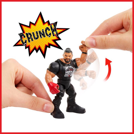 Mattel WWE Knuckle Crunchers Action Figures Multicolored, Pack of 6