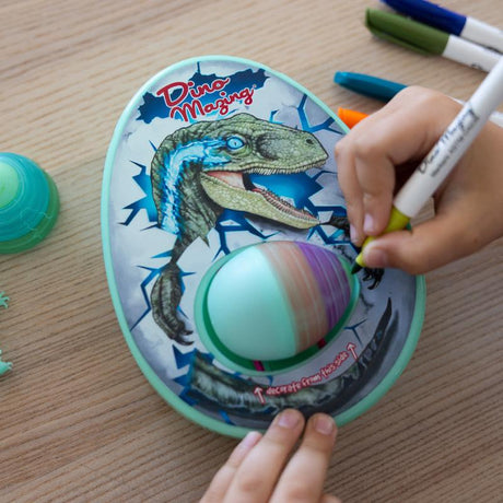 Hey Buddy Hey Pal Eggmazing Dinosaur Egg Decorator Multicolored 9 pc