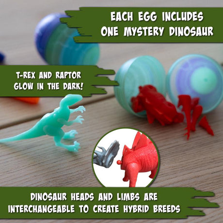 Hey Buddy Hey Pal Eggmazing Dinosaur Egg Decorator Multicolored 9 pc