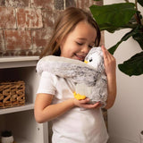 Hugimals World Hugarounds Pax the Penguin Weighted Neck and Shoulder Wrap Gray, Pack of 4