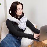 Hugimals World Hugarounds Pax the Penguin Weighted Neck and Shoulder Wrap Gray, Pack of 4