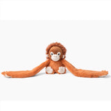 Hugimals World Hugarounds Ollie the Orangutan Weighted Neck and Shoulder Wrap Orange, Pack of 4