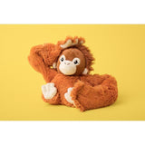 Hugimals World Hugarounds Ollie the Orangutan Weighted Neck and Shoulder Wrap Orange, Pack of 4