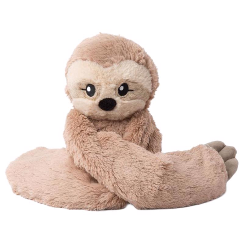 Hugimals World Hugarounds Sawyer the Sloth Weighted Neck and Shoulder Wrap Brown, Pack of 4