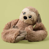 Hugimals World Hugarounds Sawyer the Sloth Weighted Neck and Shoulder Wrap Brown, Pack of 4