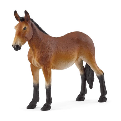 Schleich Mule Figurine Brown/Black, Pack of 5