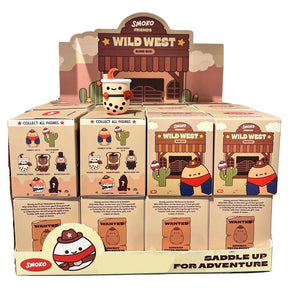 Smoko Wild West Friends Blind Box Figure Multicolored, Pack of 24