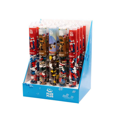Plus-Plus Patriotic Building Set Multicolored 20 pc, Pack of 20