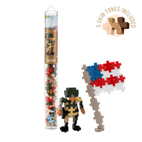 Plus-Plus Patriotic Building Set Multicolored 20 pc, Pack of 20