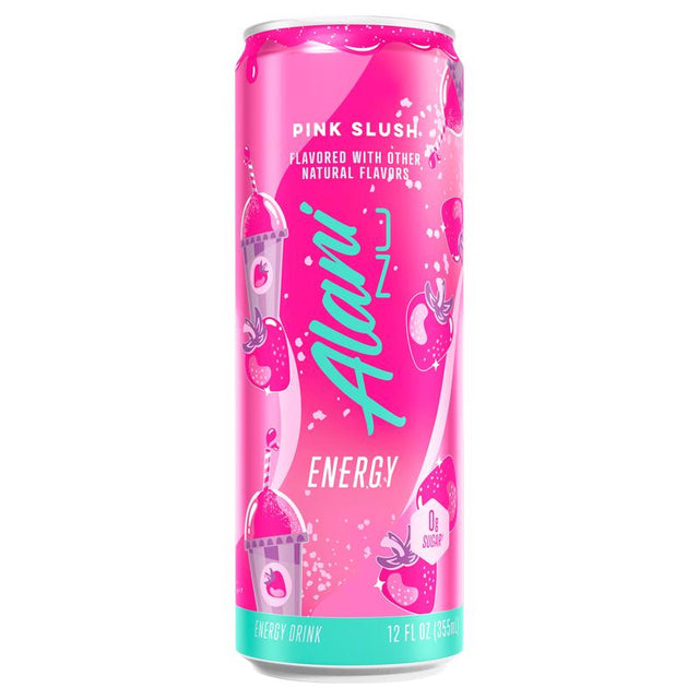 Alani Nu Sugar Free Pink Slush Energy Drink 12 fl. oz., Pack of 12