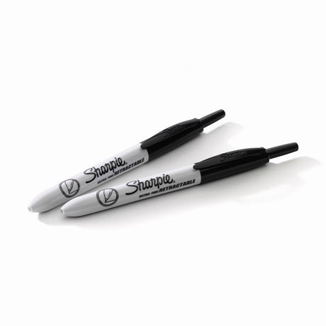 Sharpie Black Ultra Fine Tip Permanent Marker 2 pk, Pack of 6