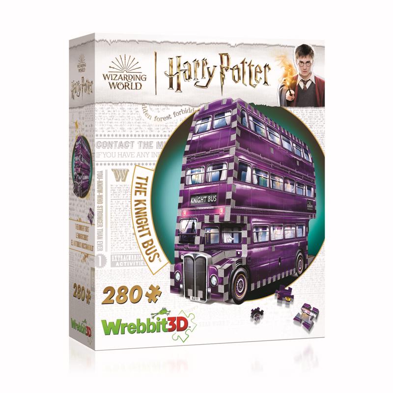Wrebbit3D Harry Potter Knight Bus 3D Jigsaw Puzzle Multicolored 280 pc