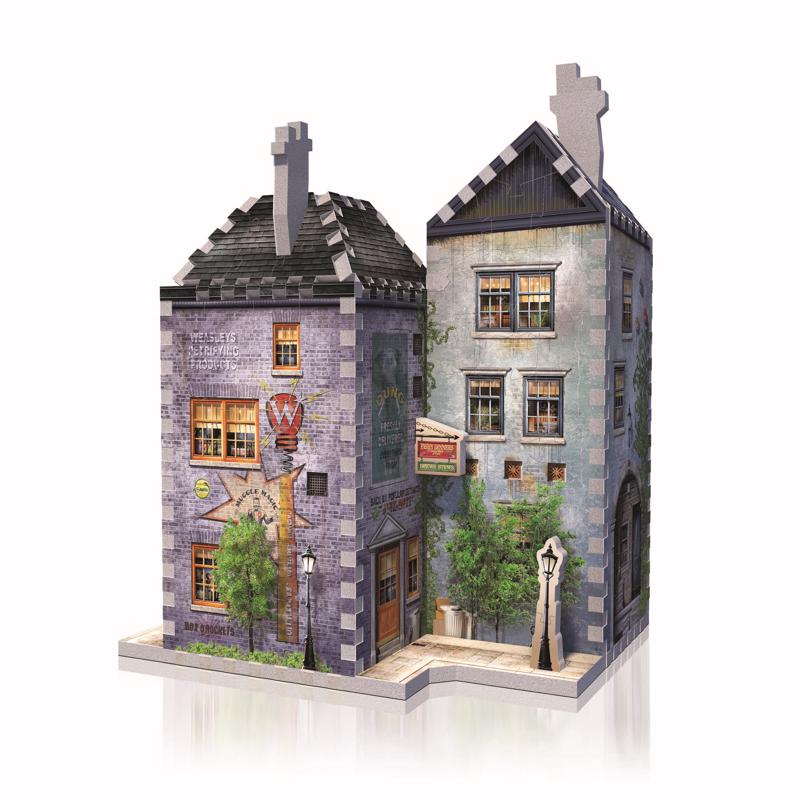 Wrebbit3D Harry Potter Weasleys' Wizard Wheezes & Daily Prophet 3D Jigsaw Puzzle Multicolored 285 pc