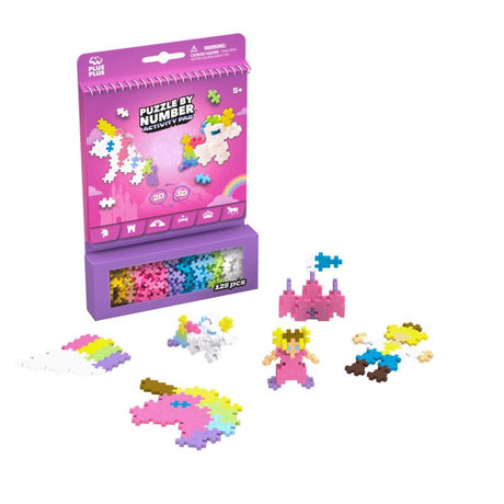 Plus-Plus Puzzle By Number Activity Pad 16 pc, Pack of 16