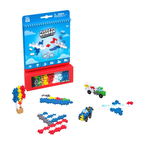 Plus-Plus Puzzle By Number Activity Pad 16 pc, Pack of 16