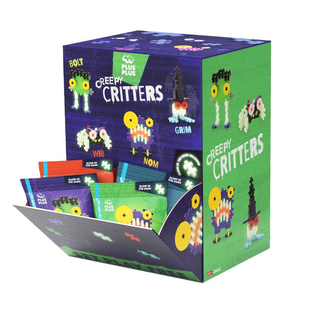 Plus-Plus Creppy Critters Building Set 40 pc, Pack of 48