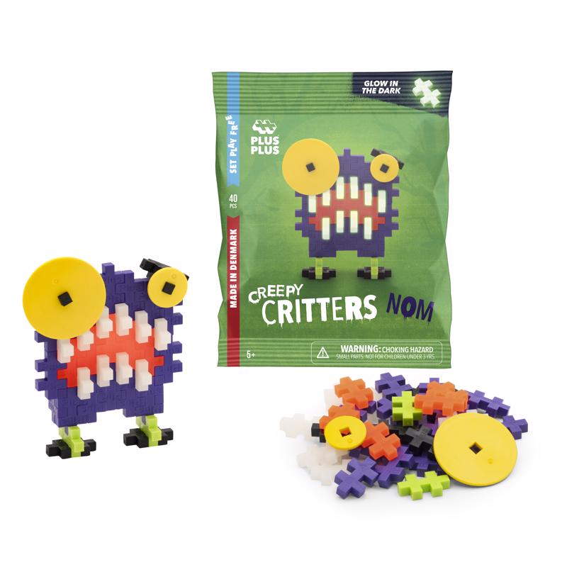 Plus-Plus Creppy Critters Building Set 40 pc, Pack of 48