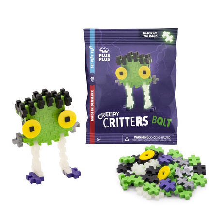 Plus-Plus Creppy Critters Building Set 40 pc, Pack of 48