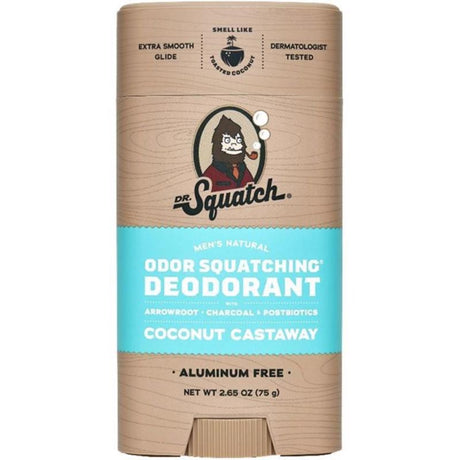 Dr. Squatch Coconut Castaway Deodorant 2.65 oz 1 pk