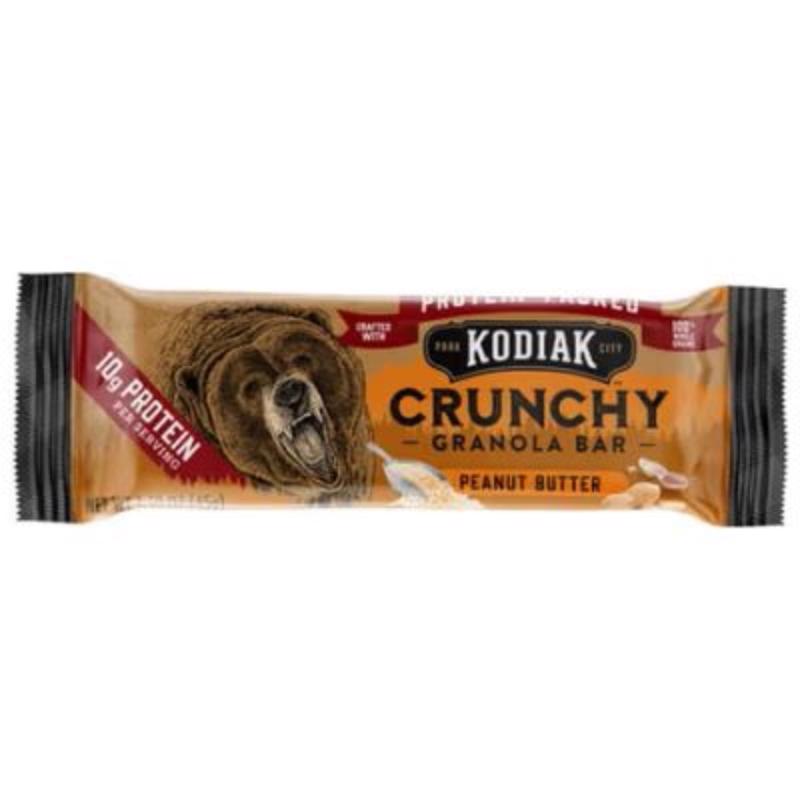 Kodiak Crunchy Peanut Butter Granola Bar 1.59 oz Pouch, Pack of 12