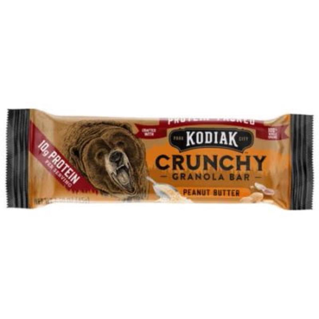 Kodiak Crunchy Peanut Butter Granola Bar 1.59 oz Pouch, Pack of 12